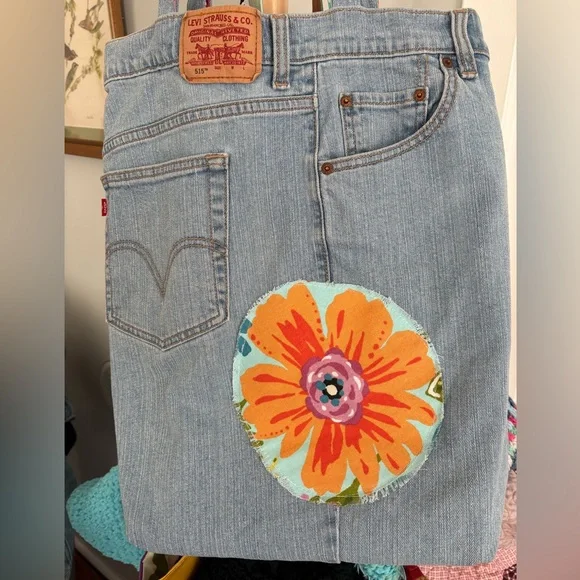 Levi's Blue Denim Tote - Picture 7 of 7